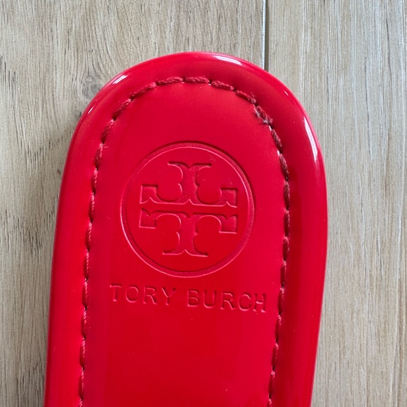 Tory Burch Glossy Red Footbed - Picture 2 of 4